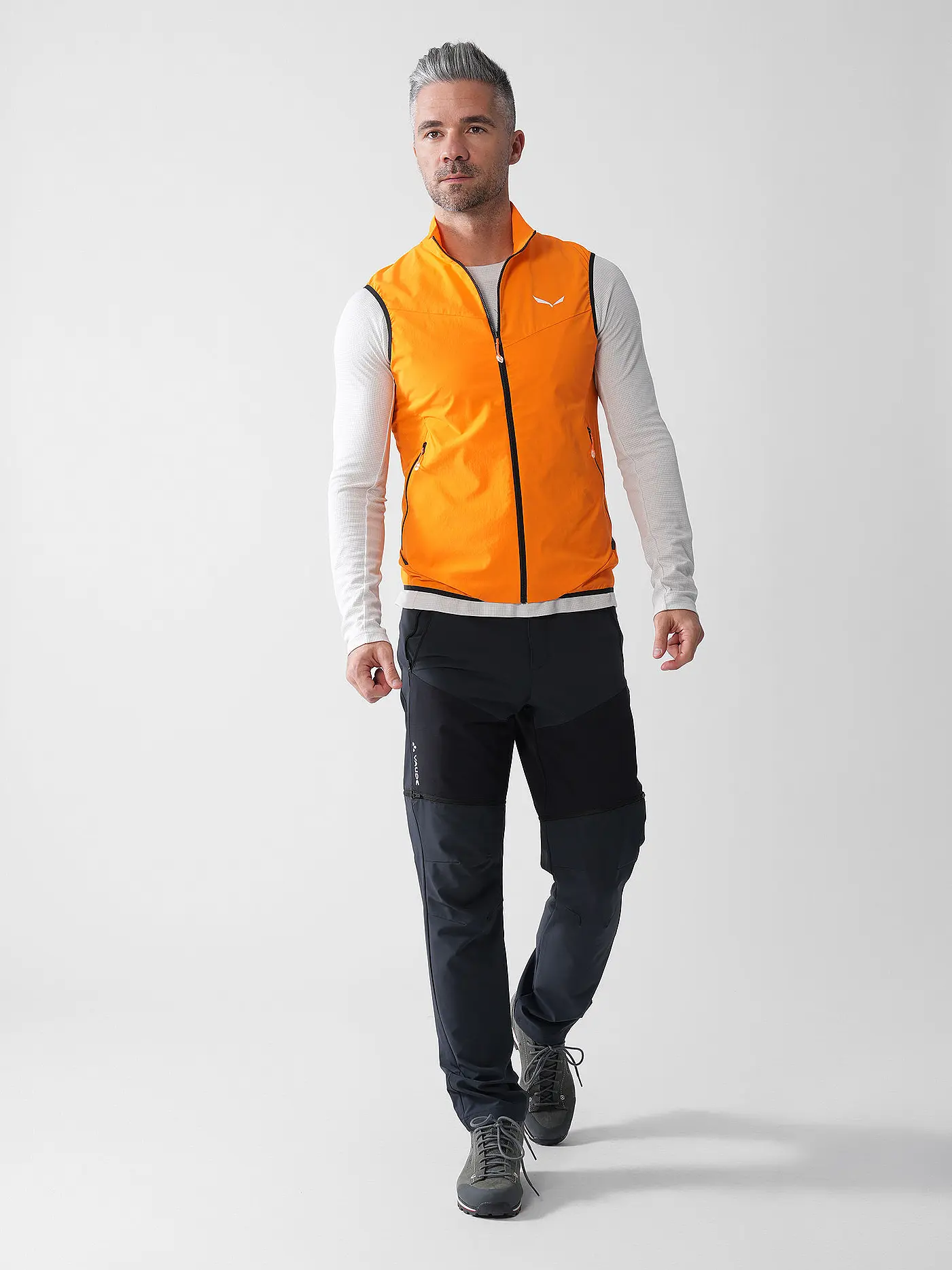 SALEWA | Herren Outdoorweste Pedroc Durastretch Light Hoodie | orange
